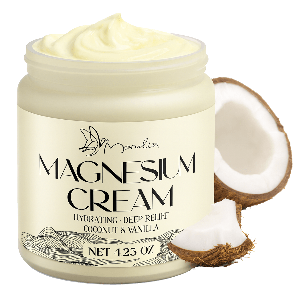 Coconut & Vanilla magnesium cream jar