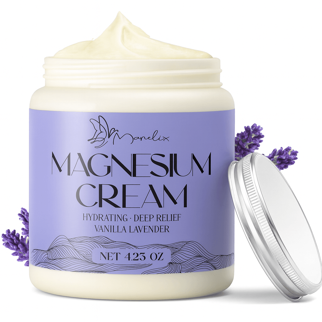 Vanilla Lavender magnesium cream jar